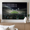 Framed Michigan State Spartans Football Team Print - East