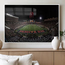 Framed Texas Tech Red Raiders Stadium Canvas, Texas Tech Red by MyGreatCanvas | Canvas Wall Art Prints | Photo Prints & Wall Decor