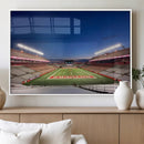 Rutgers Scarlet Knights Football Team Print - Piscataway SHI by MyGreatCanvas | Canvas Wall Art Prints | Photo Prints & Wall Decor