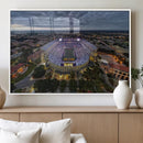 The Louisiana State University Tigers Football Team Print -