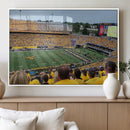 Puskar Stadium Canvas Print Wall Art - Morgantown Print -