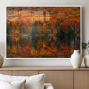 Fall Foliage Wall Art - Autumn Reflection Canvas Print, by MyGreatCanvas | Canvas Wall Art Prints | Photo Prints & Wall Decor