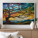 Mosaic Tree Wall Art | Ready to Hang Stained Glass Style