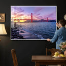 Golden Gate Bridge Wall Art Canvas Print – Framed San by MyGreatCanvas | Canvas Wall Art Prints | Photo Prints & Wall Decor