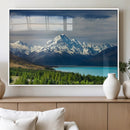 Mount Cook and Lake Pukaki Canvas Wall Art Print – Majestic by MyGreatCanvas | Canvas Wall Art Prints | Photo Prints & Wall Decor