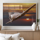 Old War Plane Wall Art Canvas Print by MyGreatCanvas | Canvas Wall Art Prints | Photo Prints & Wall Decor
