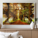 Sunshine in Forest and Trees Wall Art Canvas Print by MyGreatCanvas | Canvas Wall Art Prints | Photo Prints & Wall Decor