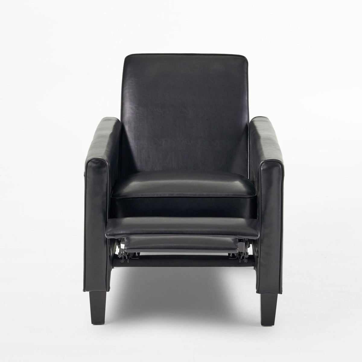 Upholstered Push Back Recliner Chair For Living Room, photo 28 of 40