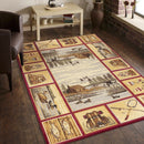 Nature's Nest - GC_CBL3003 Lodge Area Rug by HouseOfZazla