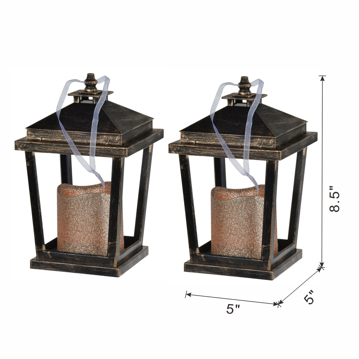 Menifee - Lantern With Led Candle (Set of 2), photo 5 of 14