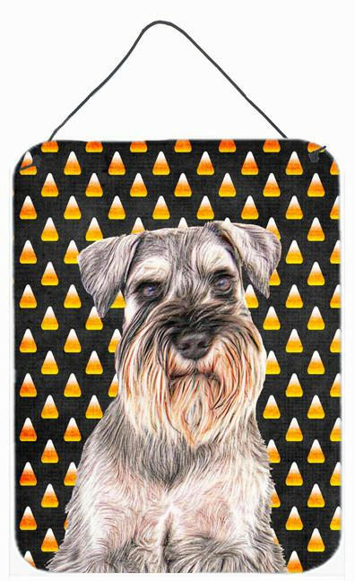 Candy Corn Halloween Schnauzer Wall or Door Hanging Prints KJ1214DS1216