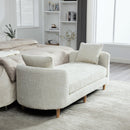 77.17" Wide Modern Upholstered End of Bed Bench