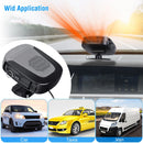12V 150W Portable Car Heater & Fan | 2-in-1 Defroster/Demister