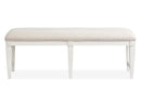 Willowbrook - Upholstered Bench - Egg Shell White