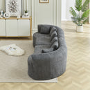 Curved Sectional Sofa - Oversized Modern Design