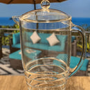 Swirl Unbreakable Plastic Water Pitcher With Lid And Spout by HouseOfZazla
