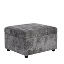 Sectional Sofa Pull-Out Sofa Bed Sleeper With A Storage Ottoman, Three Pillows And Charging Devices For Living Room by HouseOfZazla