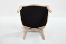 French Country Dining Chairs Set of 2 with Upholstered Round Back