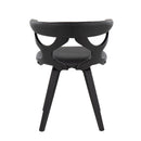 Gardenia - Mid-Century Modern Dining Chair With Swivel by HouseOfZazla