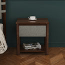 Modern Queen Bed Frame Set with 2 Nightstands