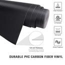 Yescom Black 3D Carbon Vinyl Wrap Roll (100', 50' Options)