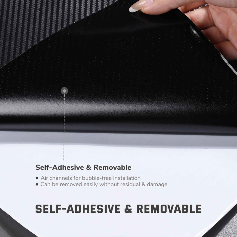 Yescom Black 3D Carbon Vinyl Wrap Roll (100', 50' Options)