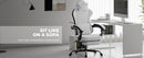 Gaming Chair with Massage, Ergonomic Design, White/Black