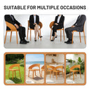 4 Piece Set Of Modern Designed Single Chairs With Folding Square Table by HouseOfZazla