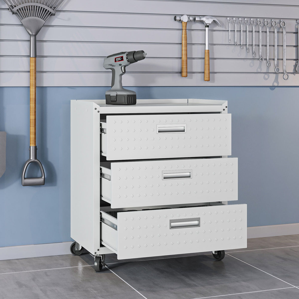 Fortress -3 Drawer Rolling Garage Cabinet, photo 6 of 10