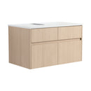 32-Inch Wall-Mounted Bathroom Vanity with 2 Soft Close Doors and 1 Drawer by HouseOfZazla