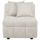 Amara Upholstered Armless Chair