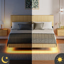 Floating Bedstead With Charging Station And LED Lights by HouseOfZazla