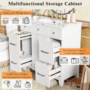 Bathroom Vanity With Ceramic Sink, Soft Close Doors, Adjustable Shelves by HouseOfZazla