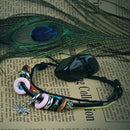 Dragonfly Charm Leather Bracelet