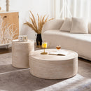31.5'' Round Coffee Table with Mars Pattern