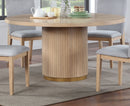Caspian - Wide Dining Table - Oak Finish by Unique Piece Furniture