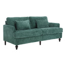 Mid Century Modern Fabric Loveseat Sofa, 2 Seat Upholstered Couch by Unique Piece Furniture