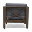 Brava Mid-Century Modern Club Chair with Water Resistant Cushions by HouseOfZazla