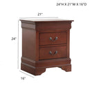 Traditional Style Bedroom Accent Nightstand by Unique Piece Furniture