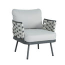 Mariano Steel 4-Pieces Conversation Set by HouseOfZazla