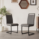 Modern Dining Chairs With High Back Upholstered Design Metal Legs by Unique Piece Furniture
