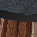 Kallari - Round End Table - Warm Brown / Black by Unique Piece Furniture