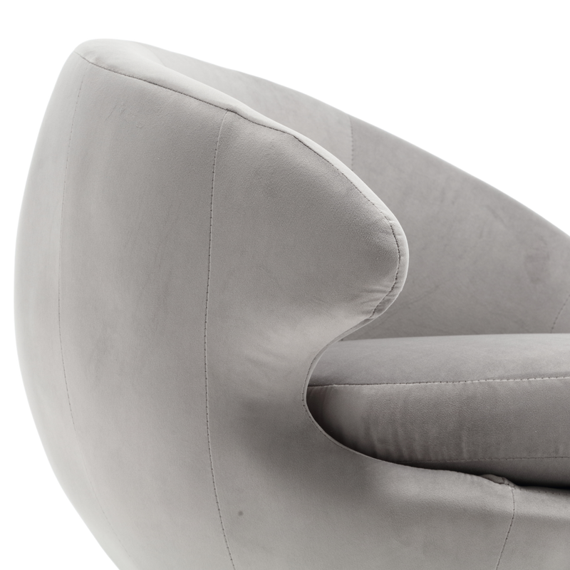 360 Degree Swivel Cuddle Barrel Accent Chairs, Round Armchairs with Wide Upholstered, Fluffy Fabric Chair for Living Room, Bedroom, Office, Waiting Rooms