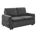 Convertible Sofa Bed Loveseat With Adjustable Backrest And USB Ports by HouseOfZazla