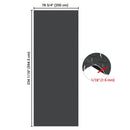 Yescom Garage Floor Mat Vinyl Roll Diamond Black