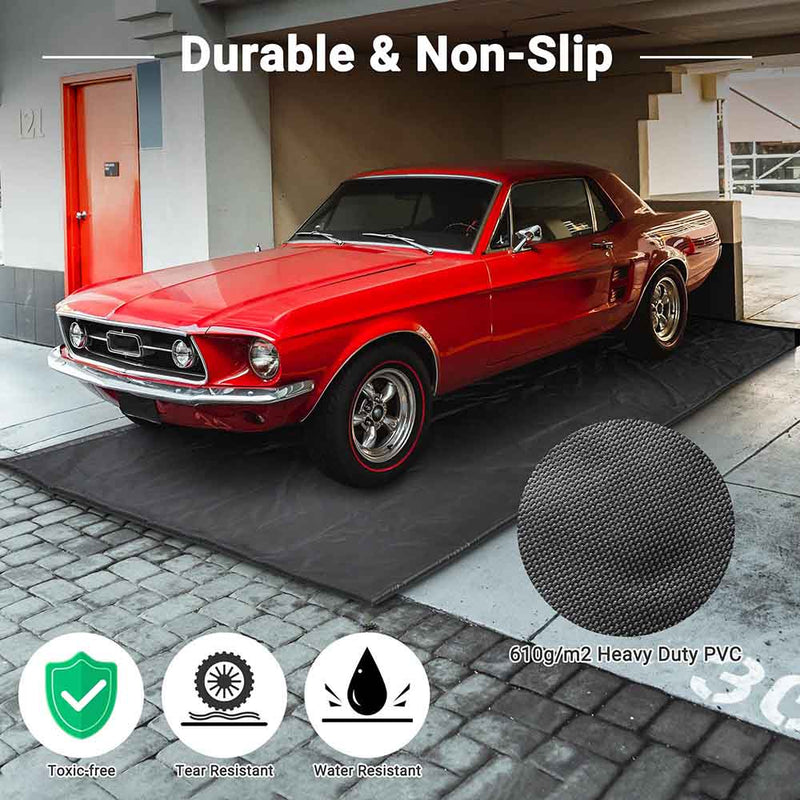 Yescom Garage Floor Containment Mat for Snow 7.8x16ft