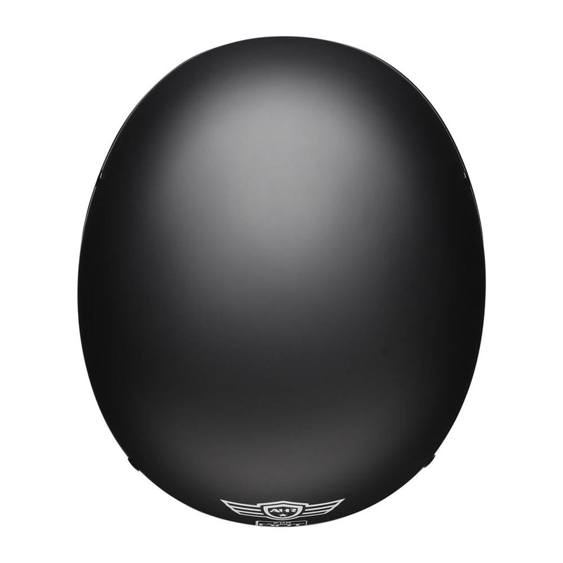 AHR RUN-C Half Helmet Matt Black Chopper Motorcycle Helmet DOT