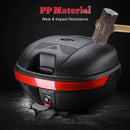 Yescom Motorcycle Scooter Truck Tail Box Topcase Black