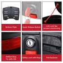 Yescom Motorcycle Scooter Truck Tail Box Topcase Black