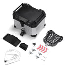 Yescom Motorcycle Trunk Box with Backrest Scooter Tour Pack by yescomusa